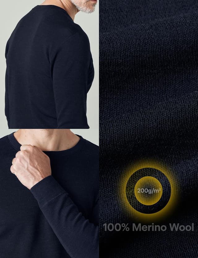 Thumbnail 3 de LAPASA Maglia Termica Lana Merino 200 g/m²