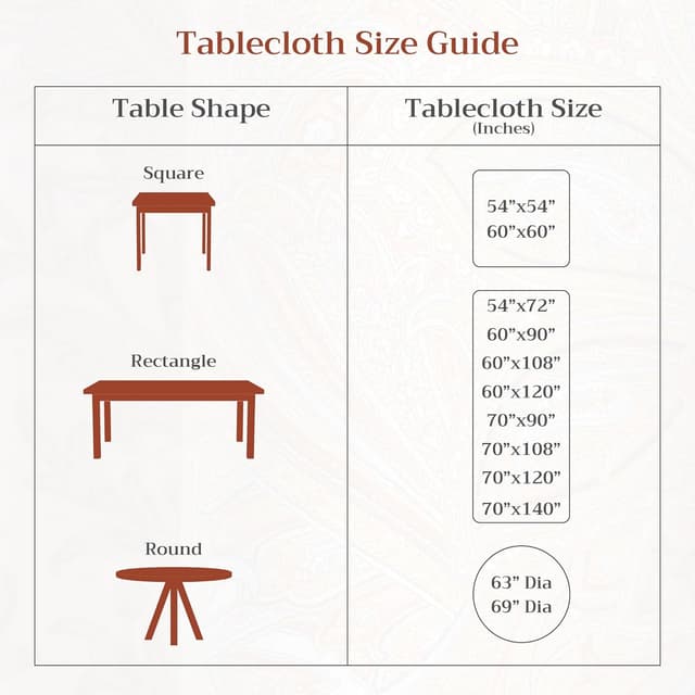 Detalle 2 de Maison d’ Hermine 100% Cotton Round Table Cloth (69-inch) for Fall, Thanksgiving, and Christmas Decor