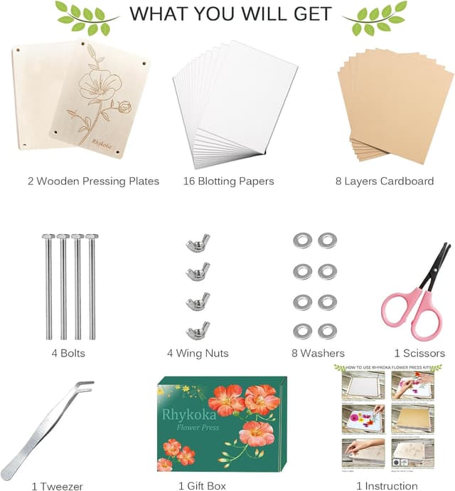 Thumbnail 2 de Rhykoka Professional Flower Press 8 Layers