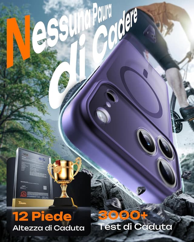 Thumbnail 5 de TOCOL Cover Magnetica iPhone 17 Pro Max 6,9" Viola