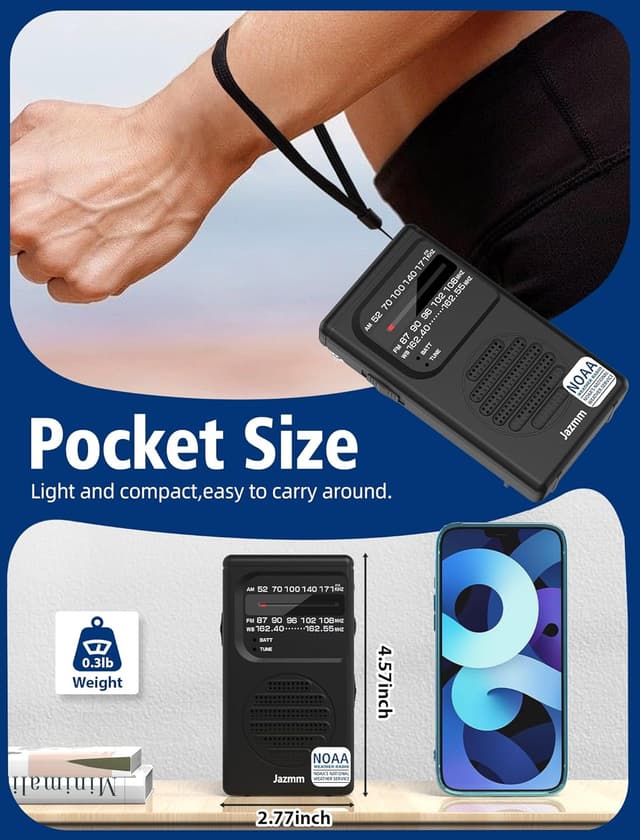 Thumbnail 6 de Pocket NOAA Weather Radio 3W Speaker