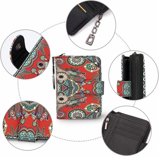 Detalle 2 de MoFut portafoglio donna con cerniera 10,2x13,5