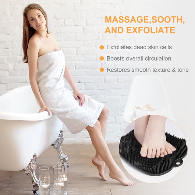 Detalle de ACWOO Foot Scrubber for Shower 1.0 count