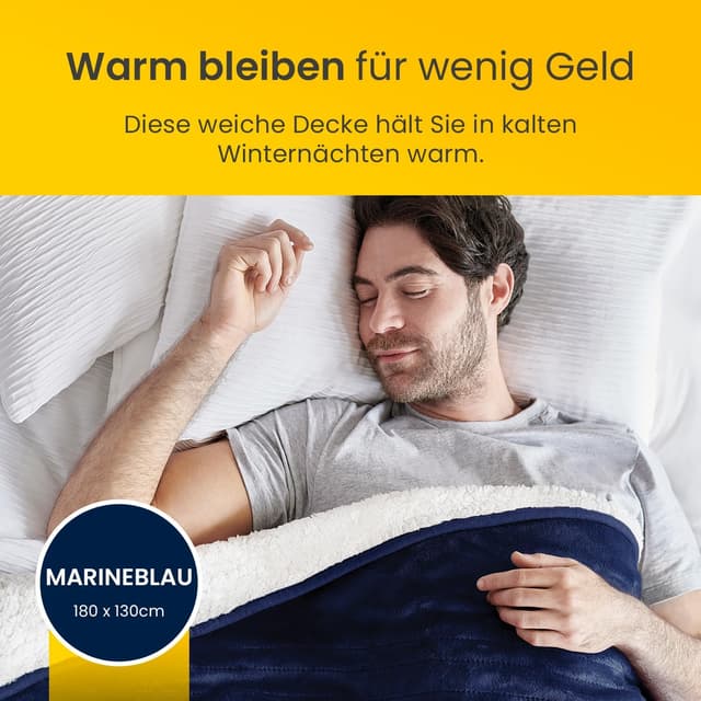 Detalle 2 de Cosi Home Heizdecke 180 x 130 cm