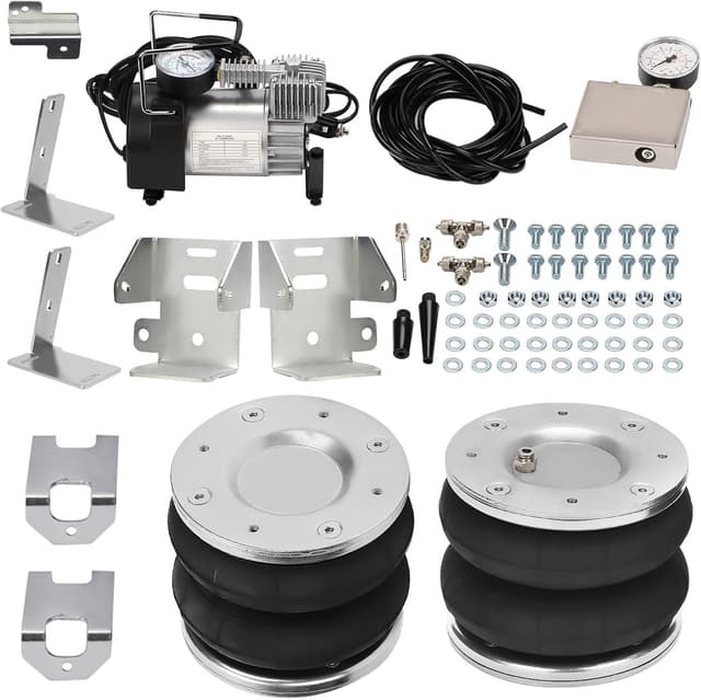 Detalle de maXpeedingrods sospensione pneumatica ad aria con kit borsa e pompa per Ford Transit 2001-2020 (posteriori gemellate)