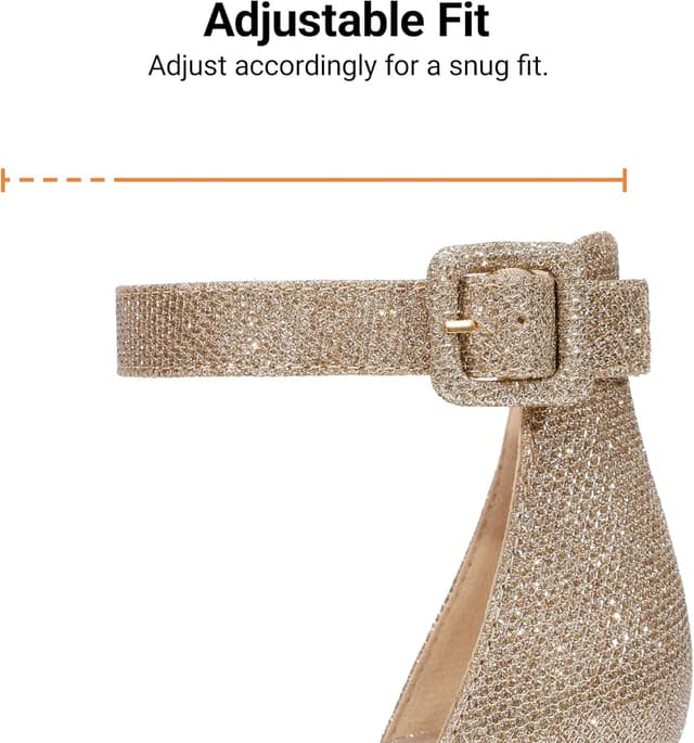 Thumbnail 5 de DREAM PAIRS décolleté donna con tacco grosso e punta, comode ed eleganti