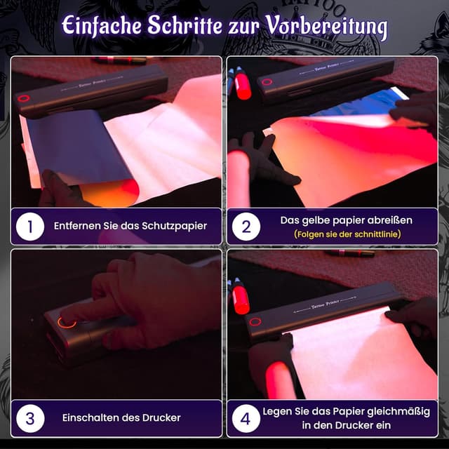 Thumbnail 6 de Yowell H1 Tattoo Drucker 2000mAh