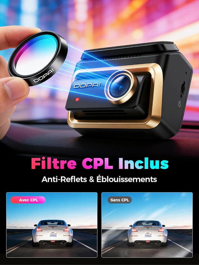 Thumbnail 6 de ddpai Z90 4K+4K caméra dash cam