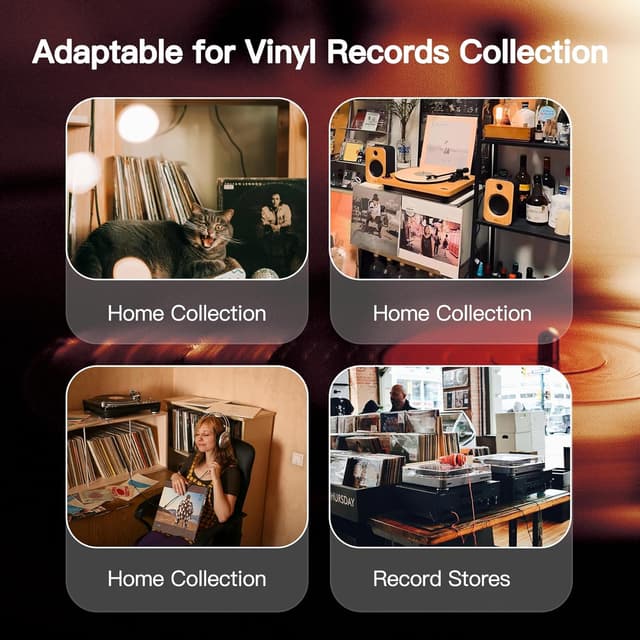 Thumbnail 6 de KMKOII 12 Zoll Schallplatten Hüllen 32,5×32,5 cm 📀