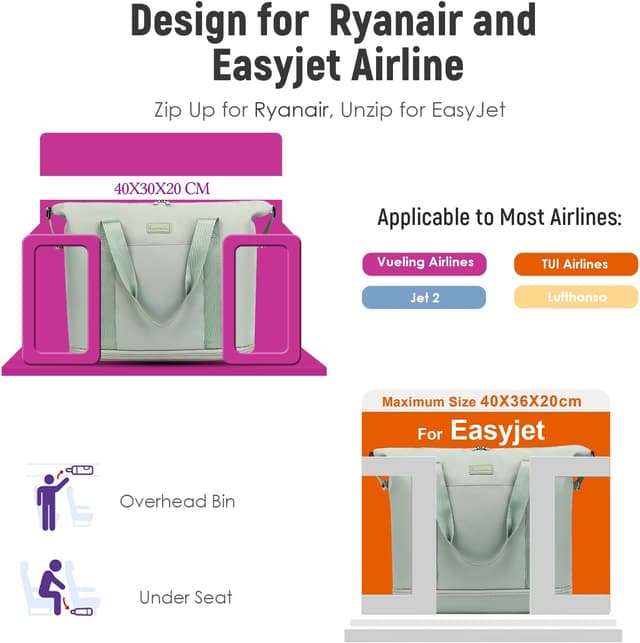 Thumbnail 1 de Lossga Ryanair Cabin Bag 30L Expandable