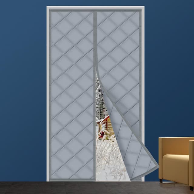 Detalle de Wärmeschutzvorhang mit Magnet 190 cm