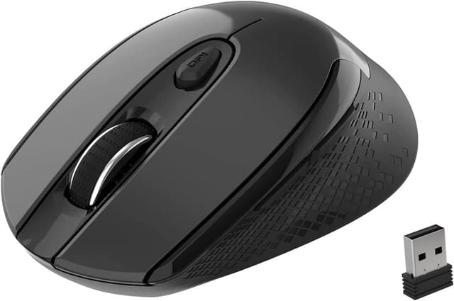 Detalle de cimetech 2.4G Wireless Mouse – ergonomic, silent optical mouse with 6 buttons