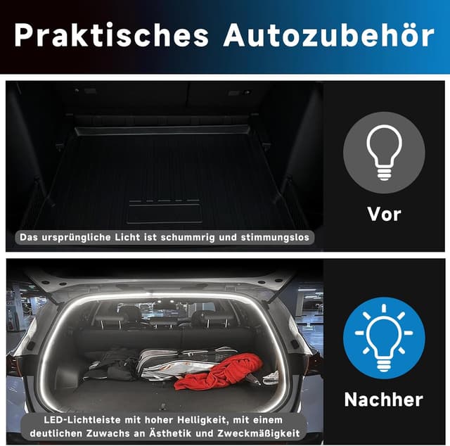 Detalle de Kofferraum LED Lichtstreifen 4 m