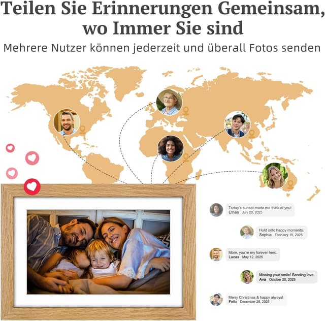 Thumbnail 5 de Digitaler Bilderrahmen 10,1" 32 GB 🌄