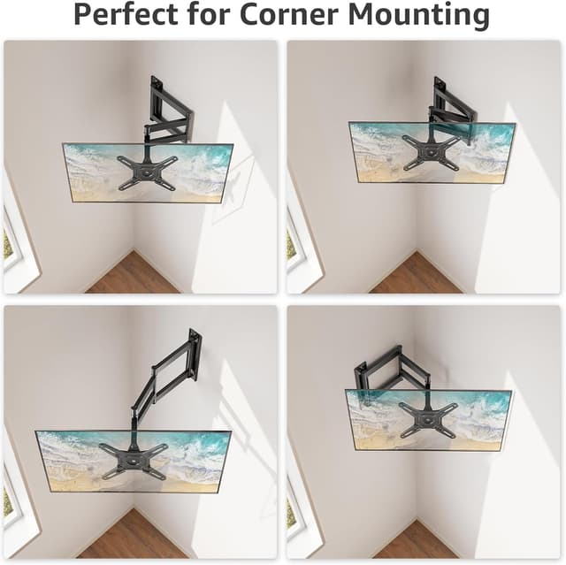 Detalle 2 de MOUNTUP 550mm TV-Wandhalterung mit 180° Drehung