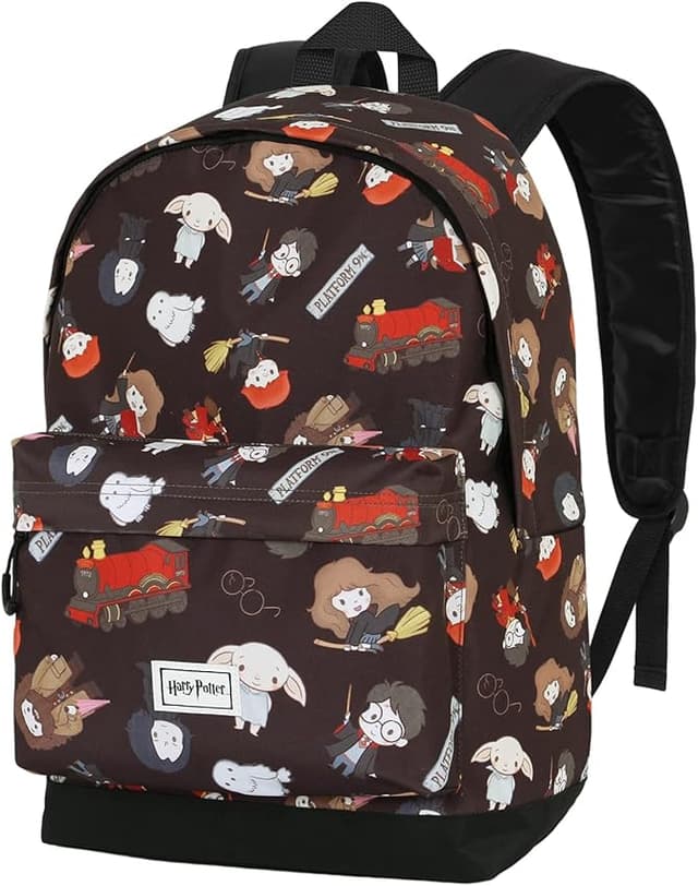 Detalle de Harry Potter Mochila HS Fan 2.0 Negra 30x41cm, 22L 🧙