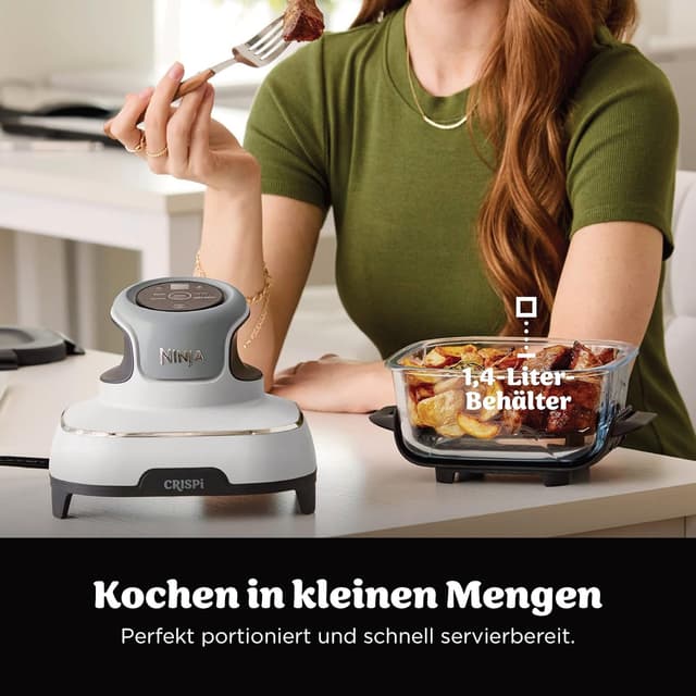 Thumbnail 6 de Ninja CRISPi Tragbare Heißluftfritteuse FN102EU (4-in-1) mit Tragetasche, 2 Glasbehältern 1,4 l & 3,8 l