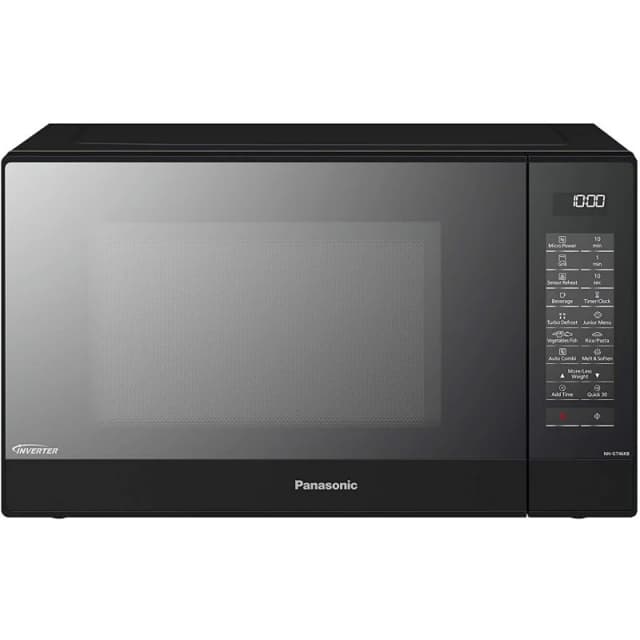 Detalle de Panasonic NN-GT46K microondas con grill de 31 L y 1000 W (plata/negro)