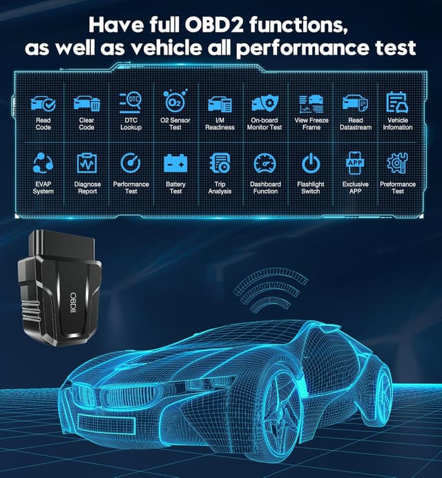 Detalle de UMEIJA V011 OBD2 Scanner Bluetooth 5.4