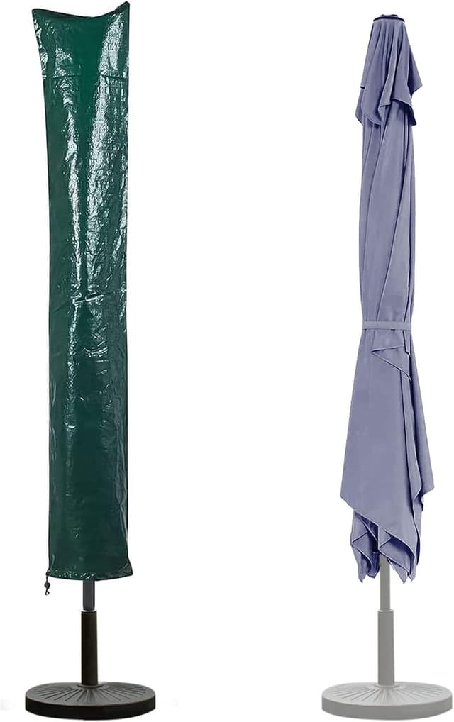 Detalle de RICHIE Garden Waterproof Parasol Cover (Oxford fabric) for 2–3m round patio umbrellas