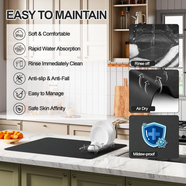 Thumbnail 2 de Ecotrim Dish Drying Mat 16x18