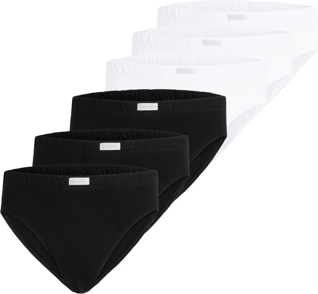 Detalle de Liabel Slip da uomo in cotone elasticizzato (confezione 6 o 12 paia), traspiranti e Oeko‑Tex