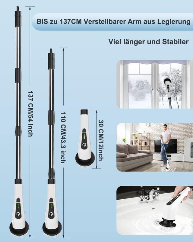 Thumbnail 5 de Leebein Electric Spin Scrubber 137 cm đź§˝