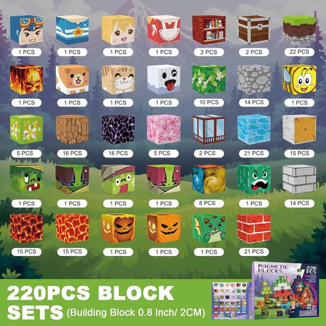 Thumbnail 2 de Crifeton Construction magnétique 220 pièces 🧩