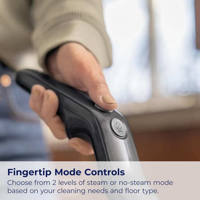 Detalle 2 de BISSELL Spinwave SmartSteam All-in-One Steam Mop 3897A with LED Headlights and Swivel Steering