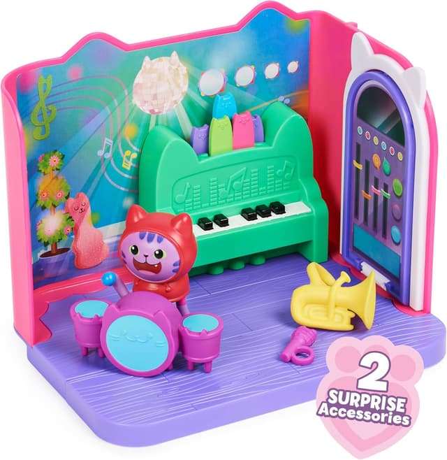 Detalle de DreamWorks Gabby’s Dollhouse Music Room toy