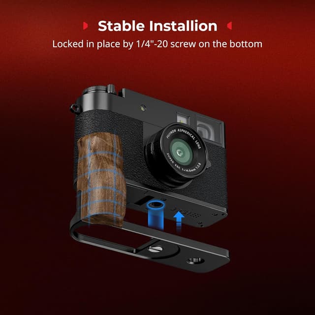 Thumbnail 3 de SMALLRIG 5224 Placa L de madera para FUJIFILM X Half