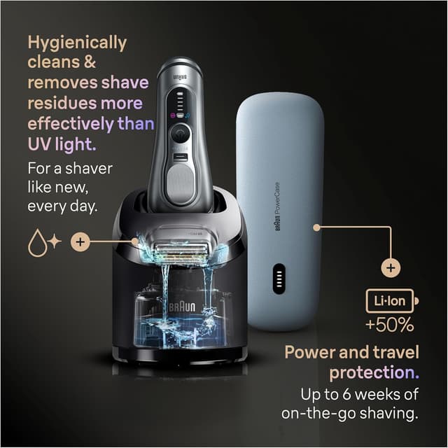 Thumbnail 5 de Braun Series 9 PRO+ 9697CC shaver 60 min