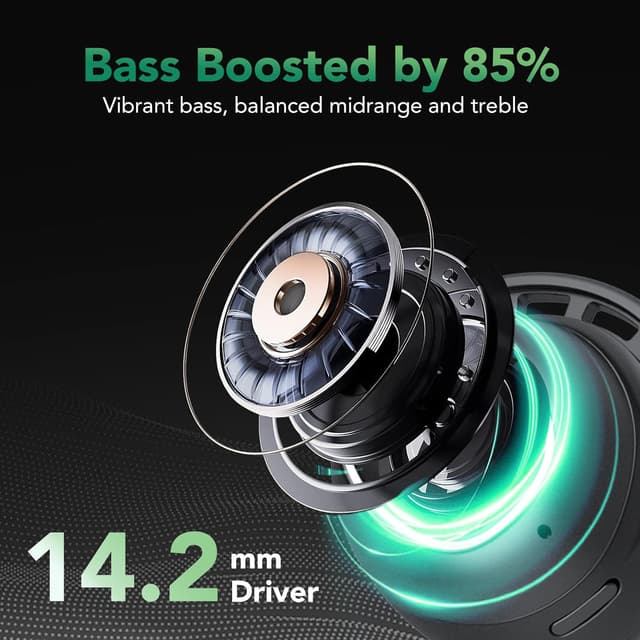 Detalle 2 de Bluetooth Kopfhörer Kabellos 5.3 HD Mic