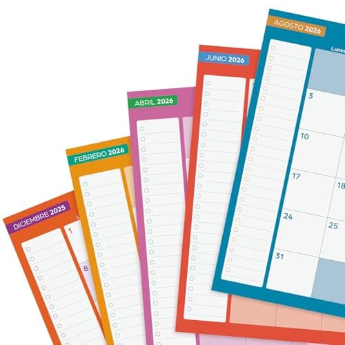 Thumbnail 7 de Finocam Agenda Cosmo Curso 2025–2026 Semana Vista Horizontal 12 meses