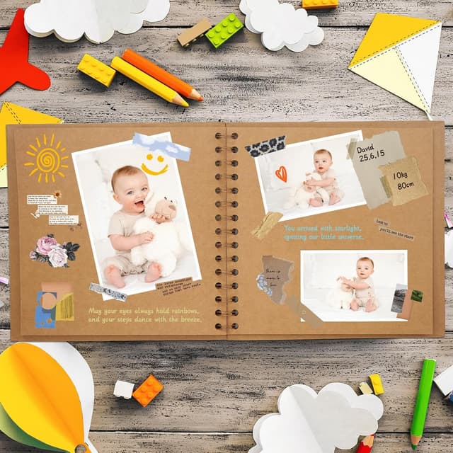 Thumbnail 1 de Vienrose Fotoalbum 28,5 x 20,5 cm DIY