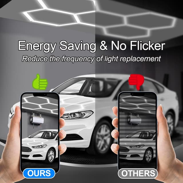 Thumbnail 1 de DIKHEE Luce da Garage Esagonale 192W