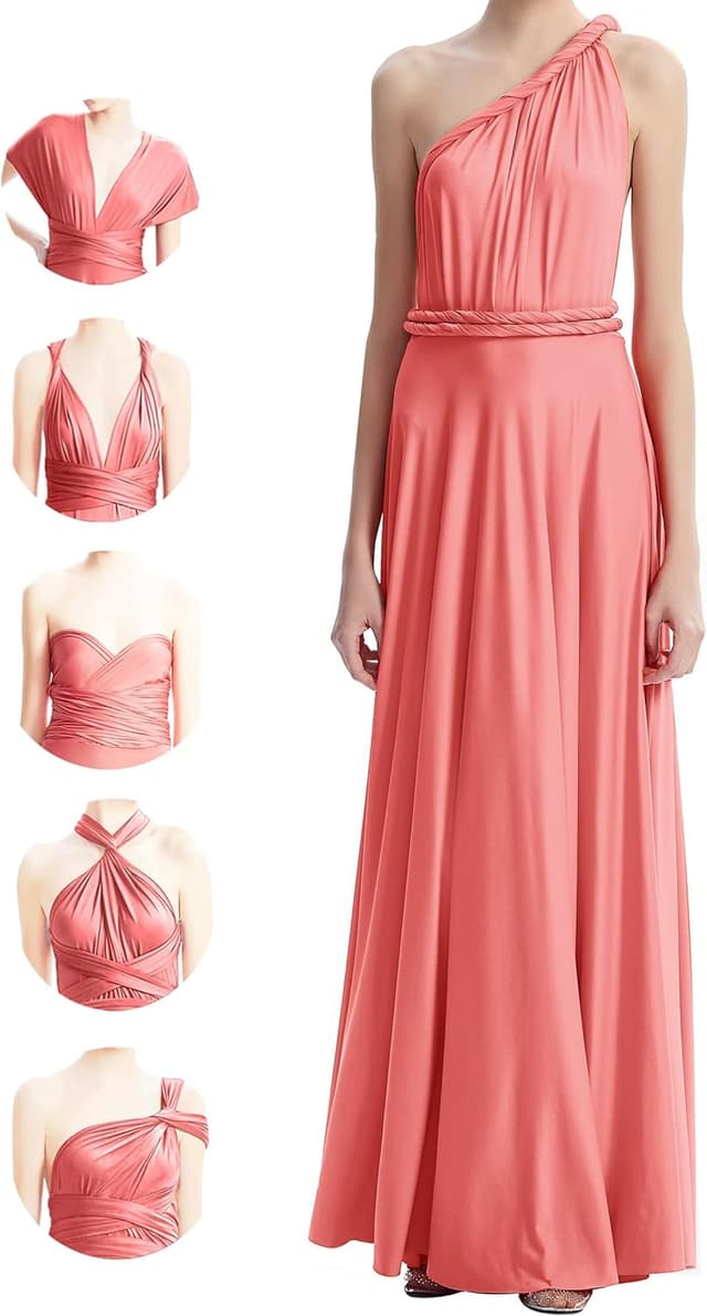 Thumbnail 6 de INFIWING Infinity Kleid mit Bandeau – Multiway Wickelkleid für Brautjungfern, Hochzeitsgäste & mehr