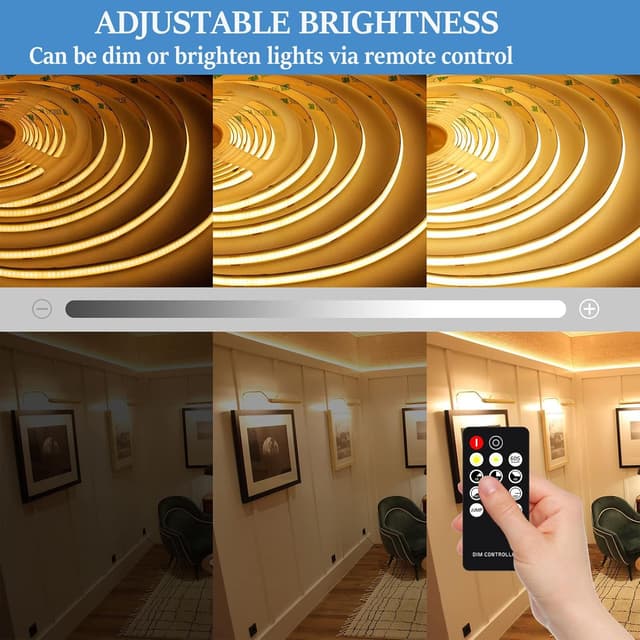 Detalle 2 de BERIXDEEP COB LED Strip 5m 2700K