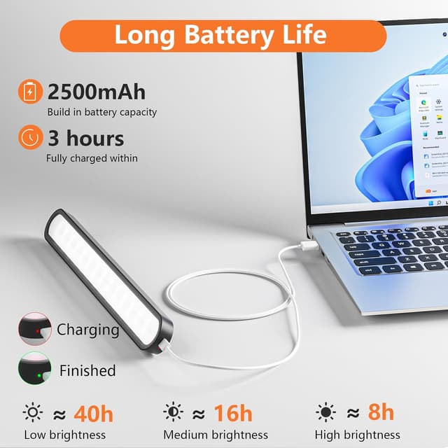 Thumbnail 3 de Realky Unterbauleuchte Küche LED 2500 mAh 🔦