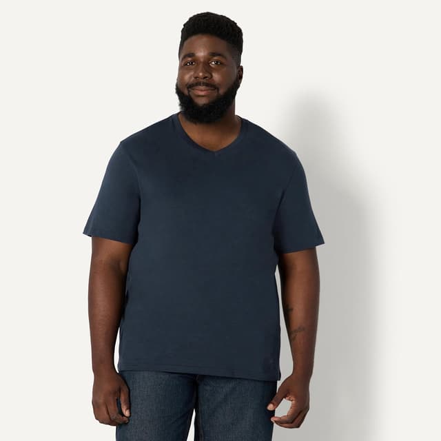 Detalle 2 de Amazon Essentials Men’s Regular-Fit Short-Sleeve V-Neck T-Shirt Multipack