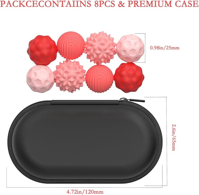 Detalle 2 de 8 Stück Magnetische Fidget Toys Silikon Rosa