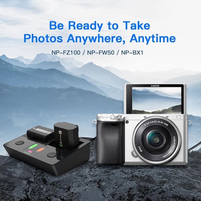 Thumbnail 4 de LIMETA CR2 Universal camera battery charger for Sony cameras