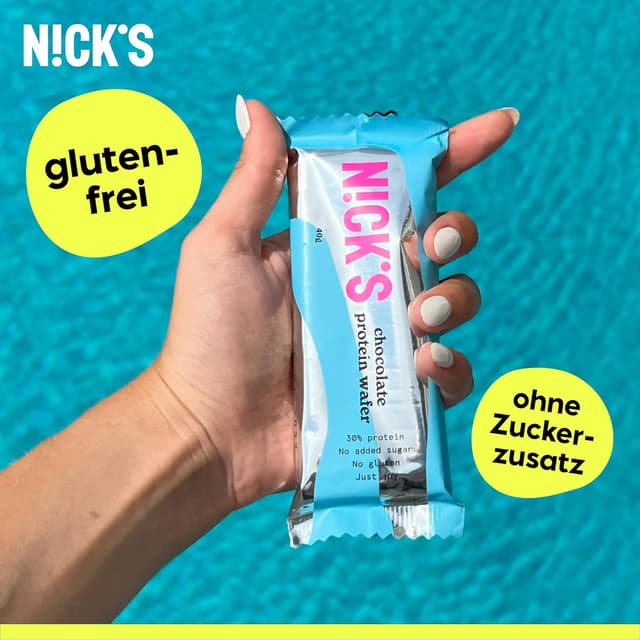 Thumbnail 2 de NICKS Protein Wafer Riegel Chocolate 198 kcal