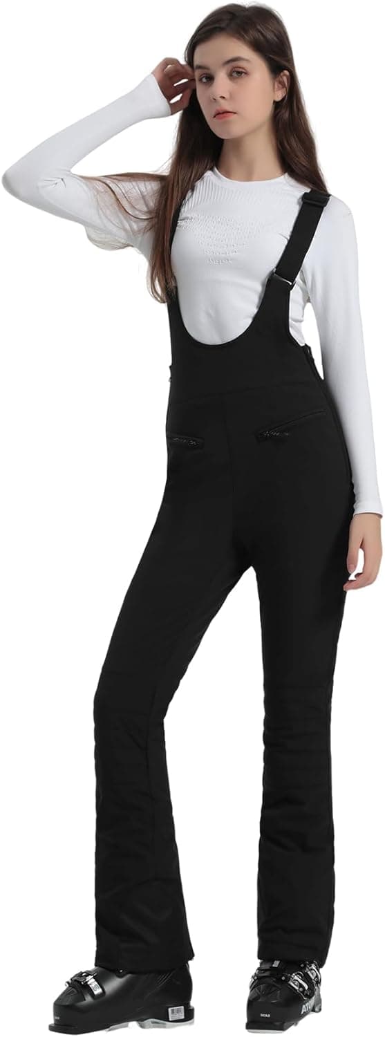 Detalle 2 de GSOU SNOW Womens Ski Bibs insulated waterproof ski pants