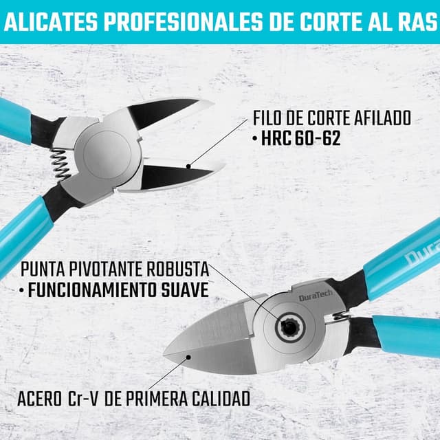 Detalle 1 de DURATECH Alicates de Corte 158 mm