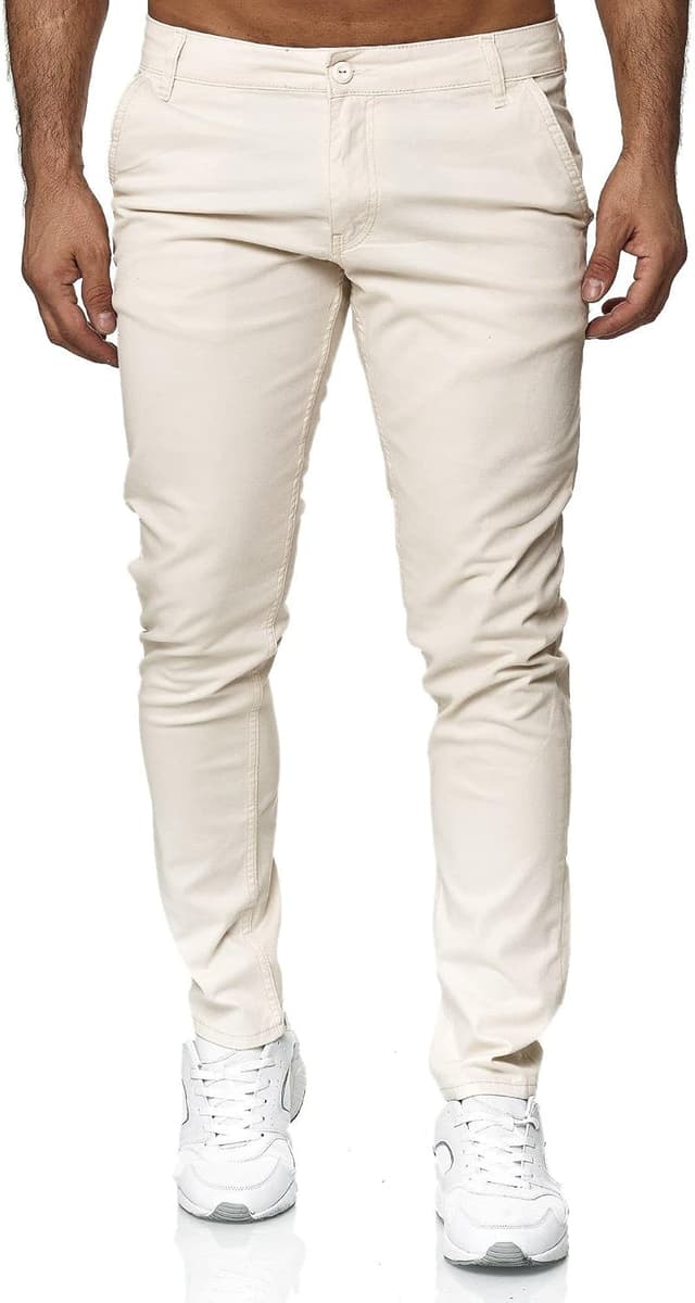Detalle de Tazzio Herren Chino 19530 Slim Fit Stretch Chino Hose mit Baumwollmischung