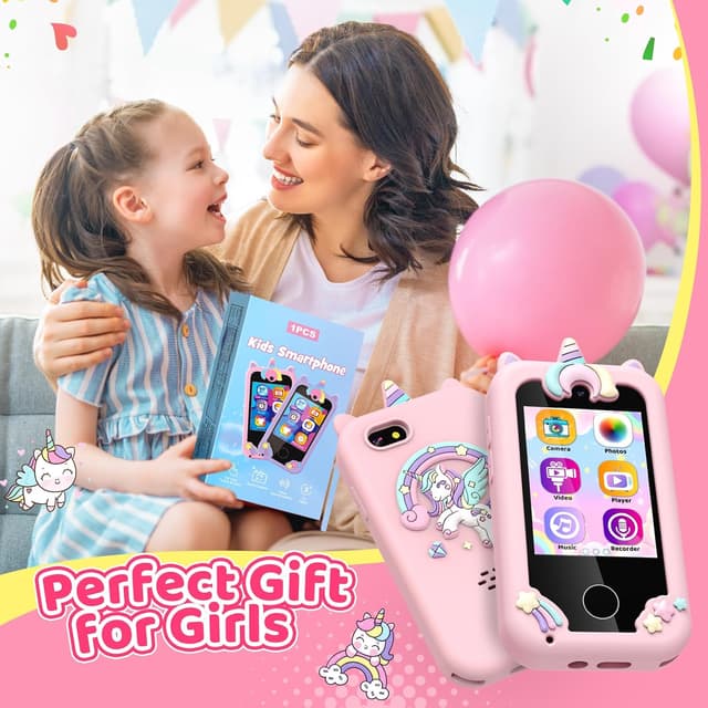 Thumbnail 6 de Grriopi Kids Phone pink toy phone for ages 3–12