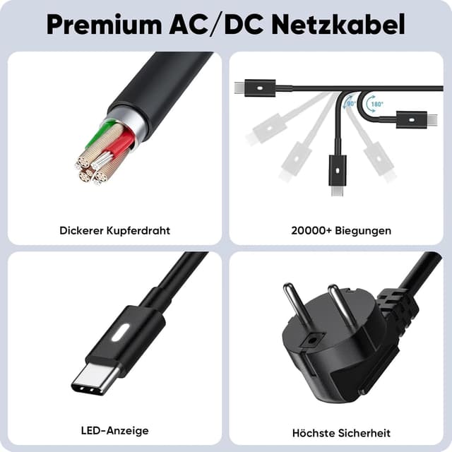 Thumbnail 6 de 130W USB C Netzteil für Dell XPS