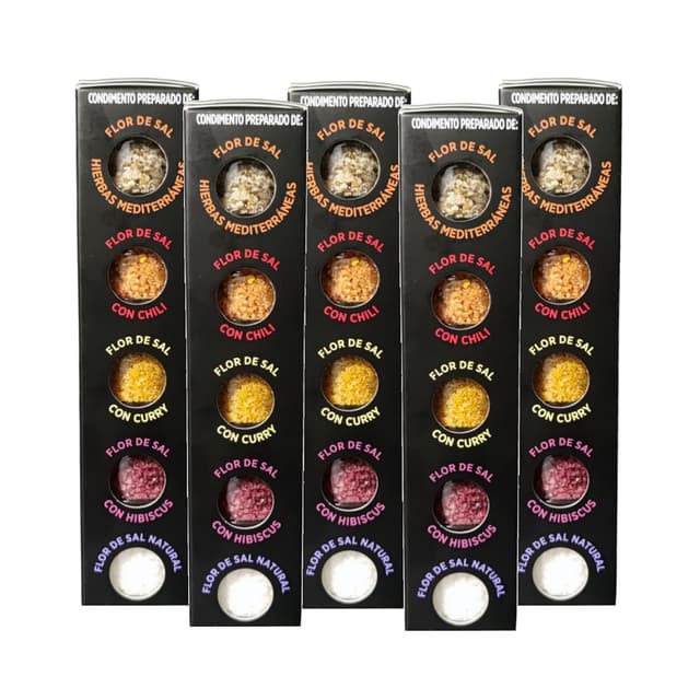 Thumbnail 6 de TERRAMAR MALLORCA Flor de Sal BLACK EDITION 3x100g