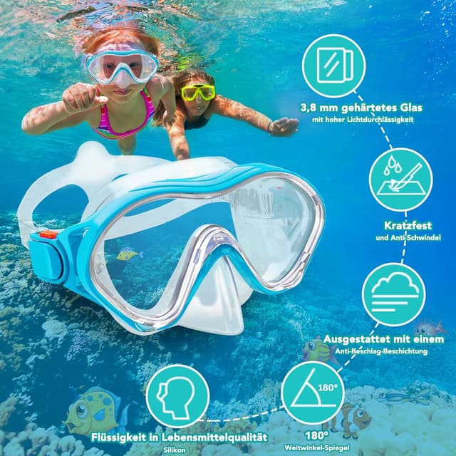 Thumbnail 1 de HH HHAO SPORT Schnorchelset 180° Panorama